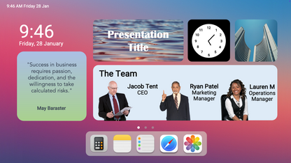 IPad Themed Presentation