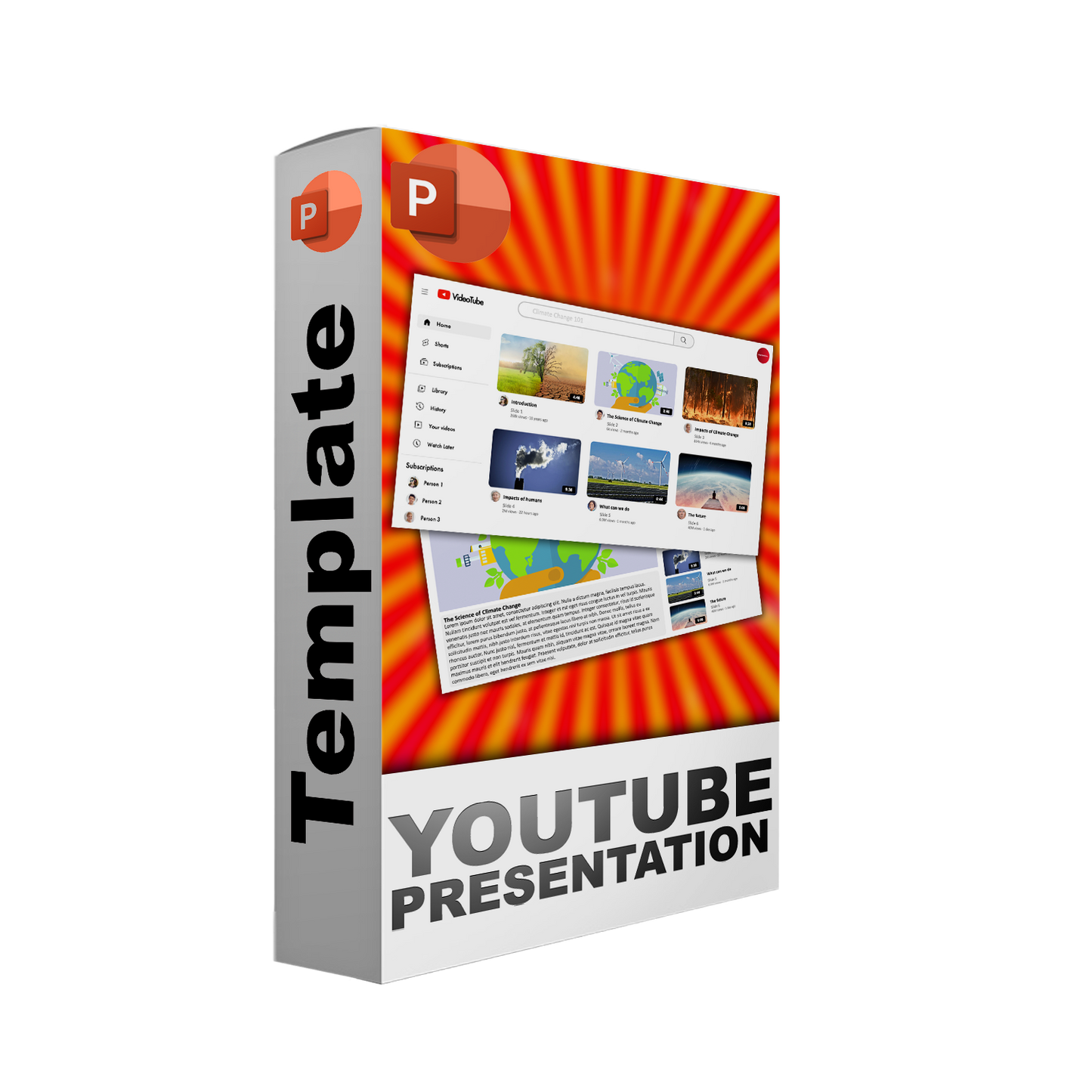 YouTube Inspired Presentation